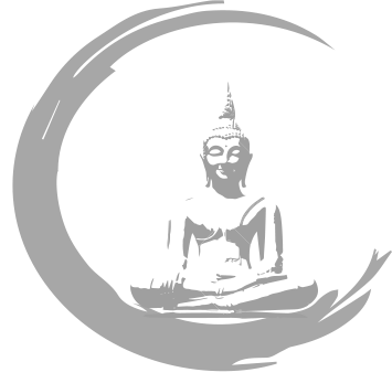 Buddha dans un cercle de pinceau